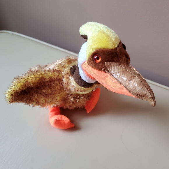 Vintage Ty Beanie baby Glider fuzzy cute bird 2001 with tags - Picture 3 of 5